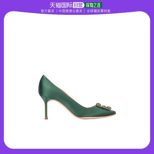 香港直邮Manolo HANGISISMT3232694 水晶扣高跟鞋 Blahnik