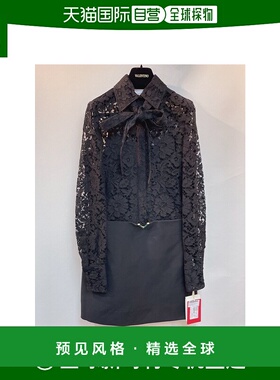 【99新未使用】香港直邮Valentino 系带细节连衣裙 1B3VA050360