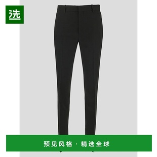 OMCO005S23FAB0051000羊毛直筒裤 OFF 休闲裤 男士 WHITE