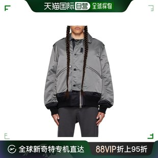 香港直邮Sacai 2303164M 翻领拉链棉服