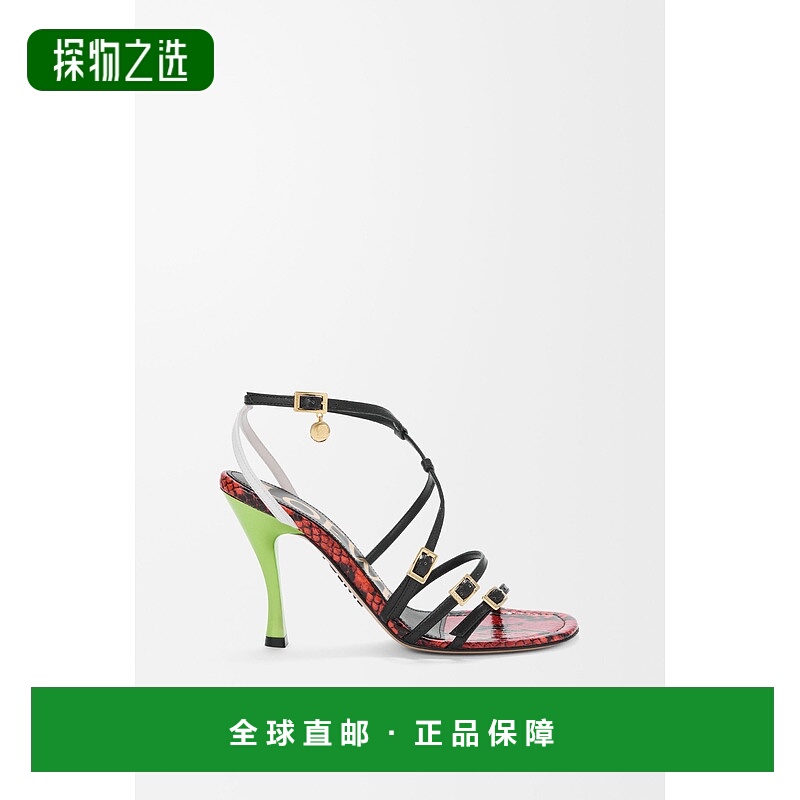 1h可退 欧洲直邮LOEWE (2025新品) New Comic 混合皮革凉鞋罗意威