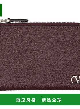 1h可退 香港直邮Valentino 华伦天奴 男士 酒红色 VLogo Signatur