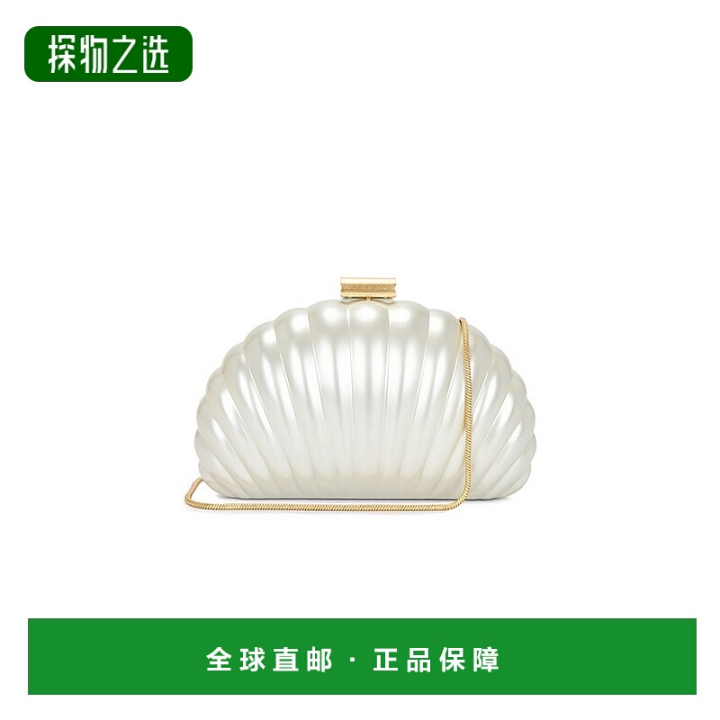 1h可退 香港直邮Simkhai 女士 Monet 珠光色贝壳形状手包 125H000
