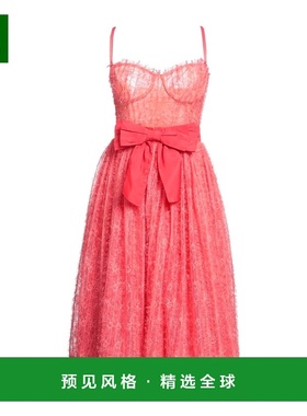 1h可退 香港直邮Elisabetta Franchi 女士 中长连衣裙 red红色 舒