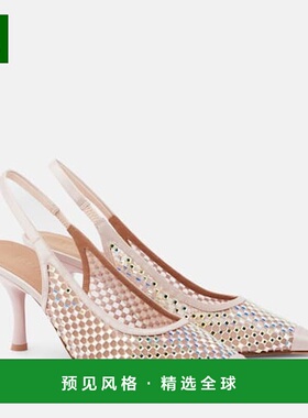 1h可退 香港直邮Malone Souliers 女士 Vesper 70 精饰露跟浅口鞋