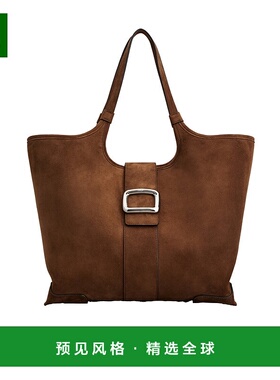 香港直邮Roger Vivier Viv' Choc 中号绒面革购物袋 RBWAOGAB300H