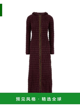 香港直邮K-WAY 女士羽绒服 K1126EW085 AW2025 深棕色 长款绗缝棉