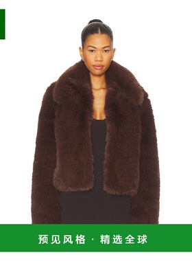 1h可退 香港直邮Majorelle 女士 Vienna 人造皮草夹克 MJOW10001H