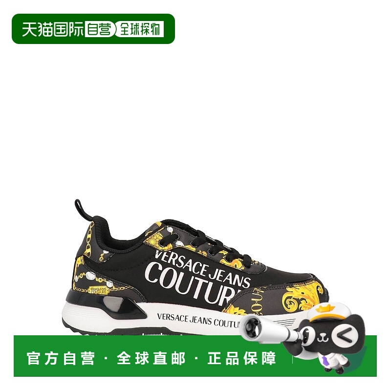 香港直邮Versace Jeans 范思哲 女士 运动鞋 black黑色 舒适时尚