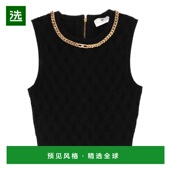 香港直邮Elisabetta Franchi 女士 1h可退 鑽石圖案針織上衣 TK60