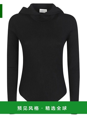 香港直邮P.A.R.O.S.H. 女士T恤 D500713LEILA25 AW2025 黑色