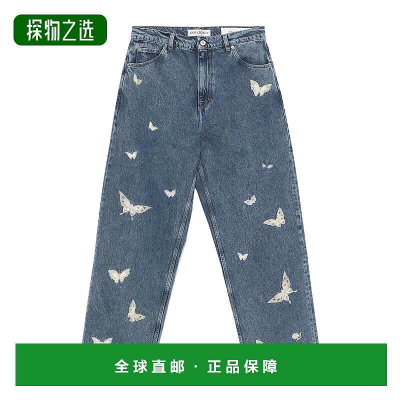 香港直邮Our Legacy 腰带环牛仔裤 M2255V