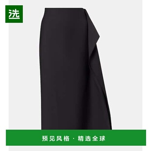 香港直邮Sportmax 斯宝麦斯 女士 Giambo 垂褶中长半身裙