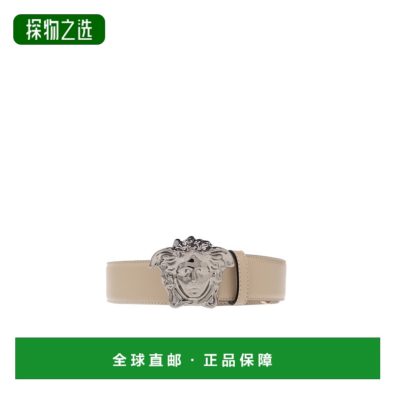 香港直邮Versace 徽标腰带 DCU4140DVTP1范思哲牛皮皮带