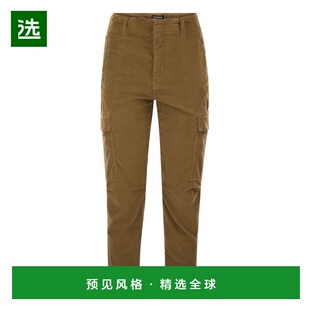 香港直邮DONDUP 女士休闲裤 DP731VS0030DBM5033 AW2024 棕色