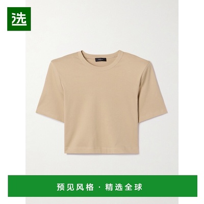 1h可退 香港直邮wardrobenyc 女士 短款棉针织T恤 W1080R16Khaki