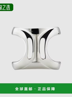 自营欧洲直邮Gucci/古驰 Staffa系列银色银925马镫造型戒指 男女