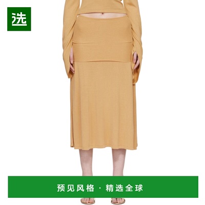 1h可退 香港直邮AYA MUSE 女士 黄褐色 Rylin 半身裙 AMR2641