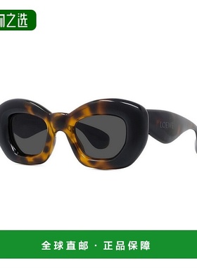 1h可退 香港直邮LOEWE 罗意威 男士 LW40117I 52A 标志太阳镜 LW4
