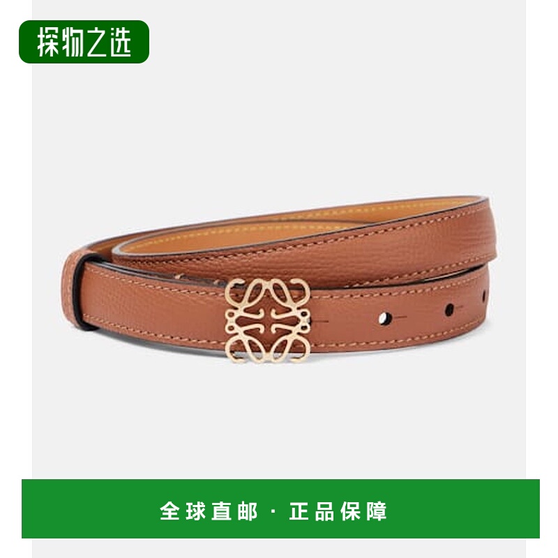香港直邮LOEWE 罗意威 女士 Anagram 皮带腰带 beige米色 舒适时