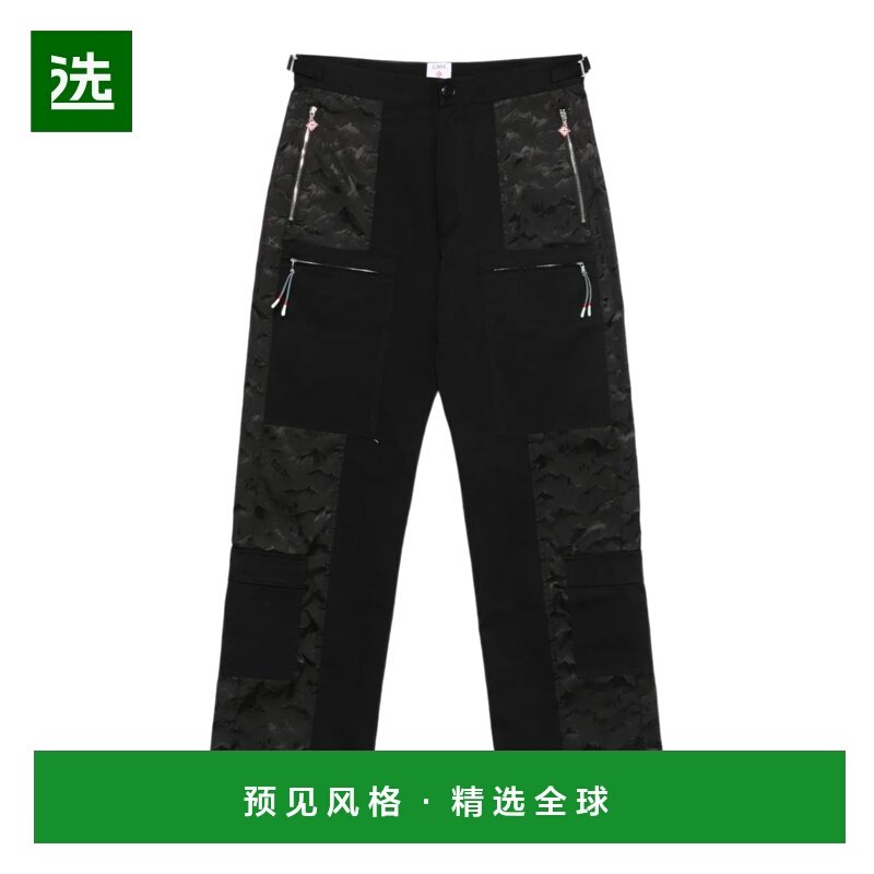 香港直邮CASABLANCA 男士休闲裤 MPF25TR32201 AW2025 黑色 拉链,男装,休闲裤,淘宝优惠券,粉丝福利购,淘宝优惠卷