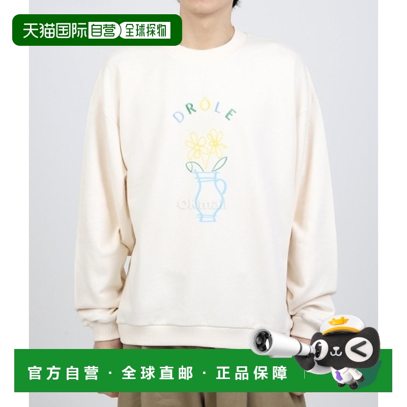 韩国直邮DROLE DE MONSIEUR Pot de Fleurs 运动衫 男士时尚都市T