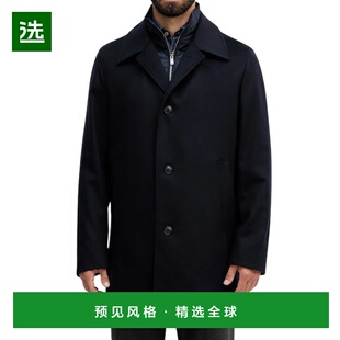 香港直邮BOSS HUGO BOSS 男士大衣 50551087404 AW2025 黑色