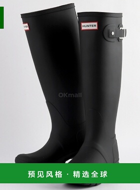 韩国直邮Hunter靴子男女同款黑色长款休闲保暖质地柔软舒适时尚