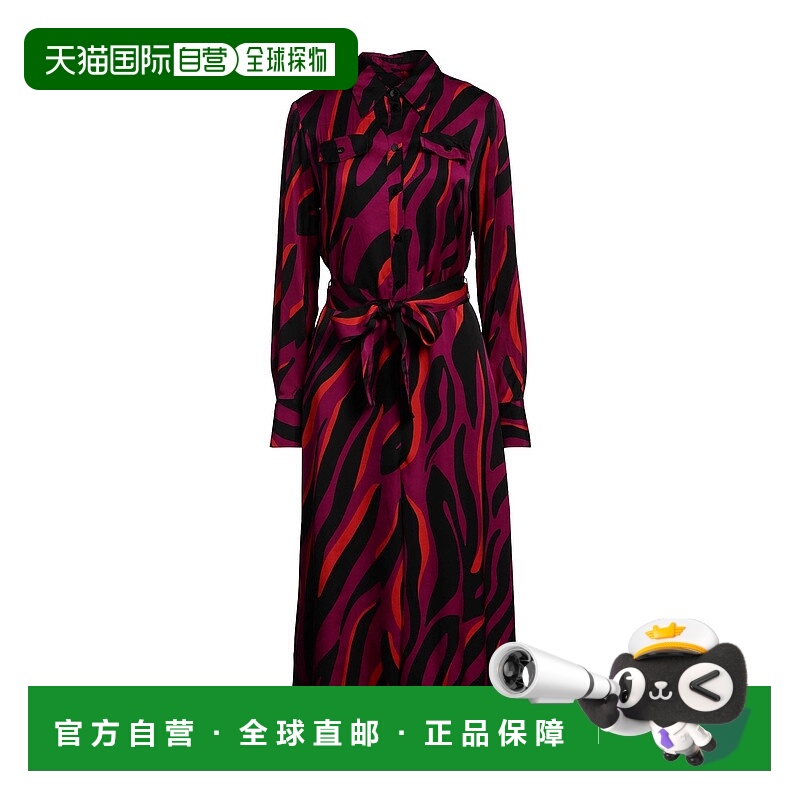 1h可退 香港直邮Pinko 品高 女士 中长连衣裙 red红色 舒适时尚