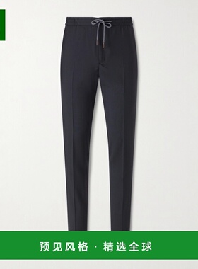 1h可退 香港直邮Slowear 男士 细脚初剪羊毛抽绳裤子 1T00775006C