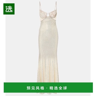 Bridal 女士 精饰网纱边礼服连衣裙吊带 Portrait 香港直邮Self