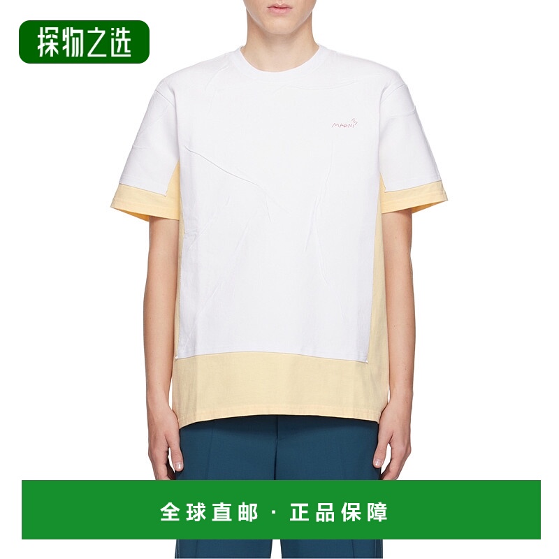 香港直邮Marni 双层 T 恤 HUMU0302QXUTC406针织
