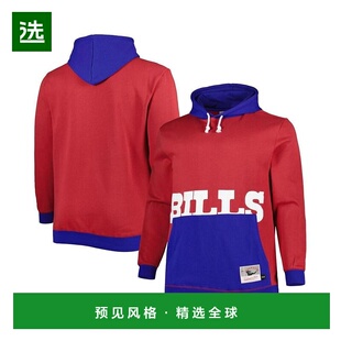 1h可退 【美国直邮】Mitchell Ness 男士红色和皇家蓝布法罗比尔