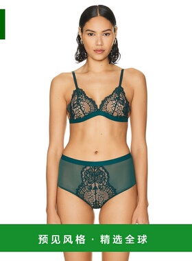 1h可退 香港直邮Wolford 女士 Belle 芙蓉花三角形比基尼内衣 4W1