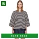 香港直邮Ami Loose Paris 海军蓝 1h可退 灰白色 男士 Striped
