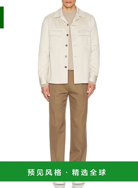 1h可退 香港直邮Zegna 杰尼亚 男士 衬衫 E8V46SOT6B white白色