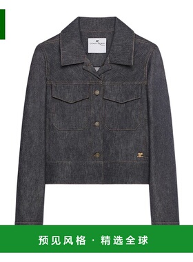 香港直邮Courreges 长袖牛仔夹克 125DBL258DE0035