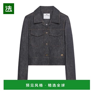 香港直邮Courreges 长袖牛仔夹克 125DBL258DE0035