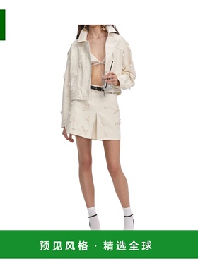 香港直邮SELF-PORTRAIT 女士西服 PF25818JC SS2025 白色 牛仔串