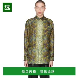 男士 绿色 Fish 1h可退 Print 巴宝莉 Scale 衬 香港直邮Burberry
