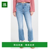香港直邮mother 磨损牛仔裤 denim Insider 1h可退 短款 女士 Step