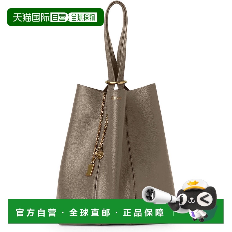 香港直邮Chloe 蔻依 女士 Spin 粒面皮革手提袋 时尚 舒适手提包