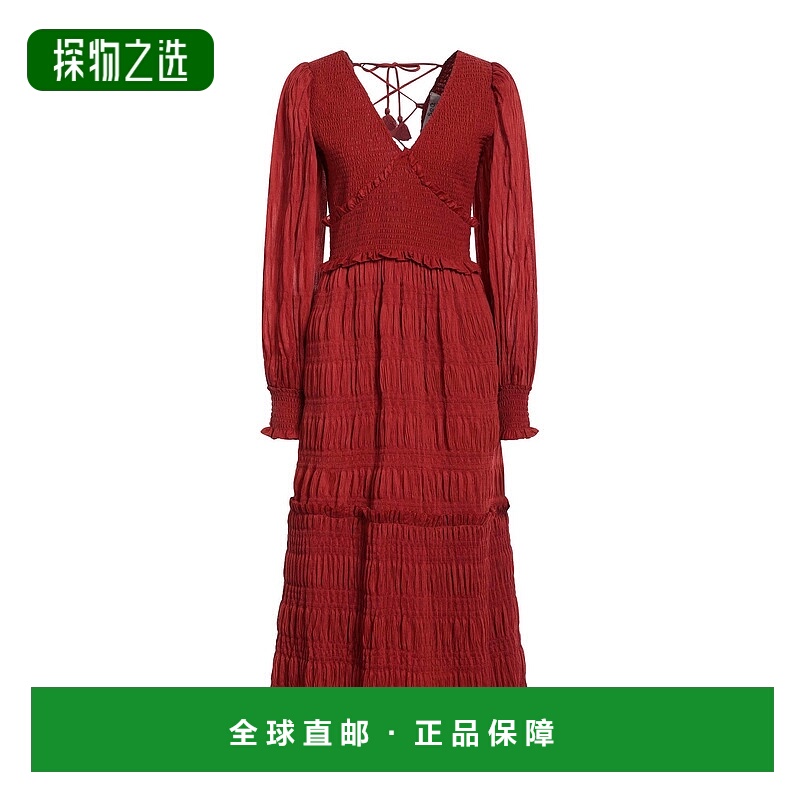 香港直邮SEA 海洋 女士 中长连衣裙 orange橙色 舒适时尚