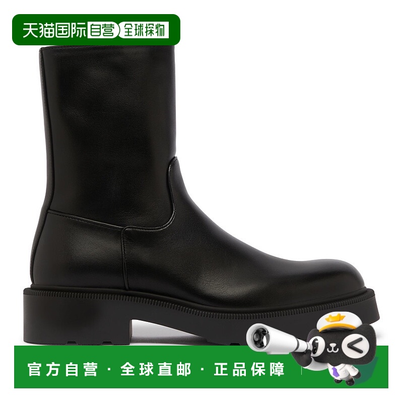 1h可退 香港直邮The Row 女士 Nobilis 及踝靴 black黑色 舒适时