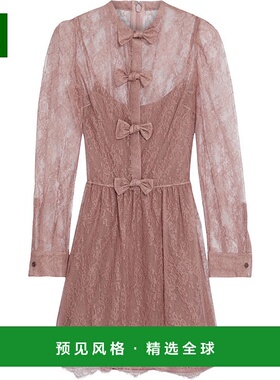 1h可退 香港直邮Valentino 华伦天奴 女士 Chantilly 蝴蝶结蕾丝