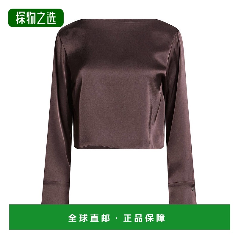 香港直邮THEORY 希尔瑞 女士 上衣 brown棕色 舒适时尚