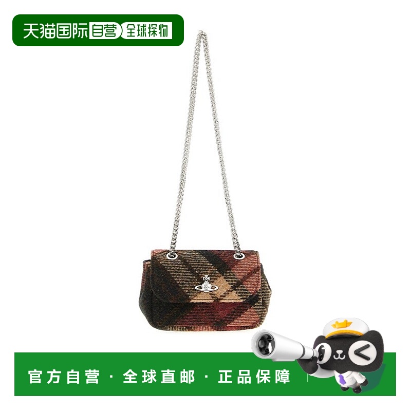 香港直邮Vivienne Westwood 翻盖单肩包 5C01000WWW018D