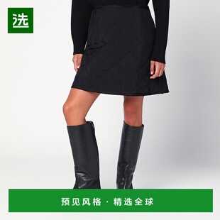 黑色绗缝半身裙 香港直邮Jil 女士 吉尔·桑达 J02MA0334J Sander