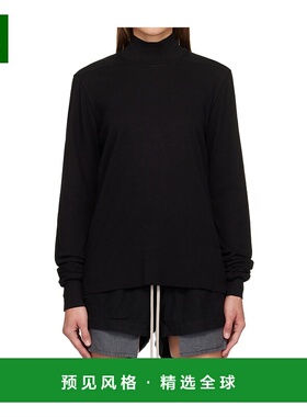 1h可退 香港直邮Rick Owens Drkshdw Headon 双层高领毛衣 DS02E7