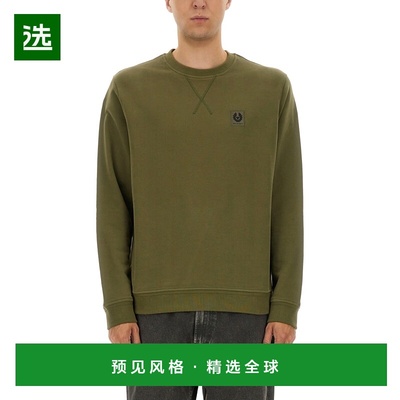 香港直邮BELSTAFF 男士卫衣 100049TRUEOLIVE AW2025 绿色 SWEATS